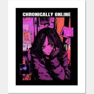 Chronically Online Anime Girl vol 3 Posters and Art